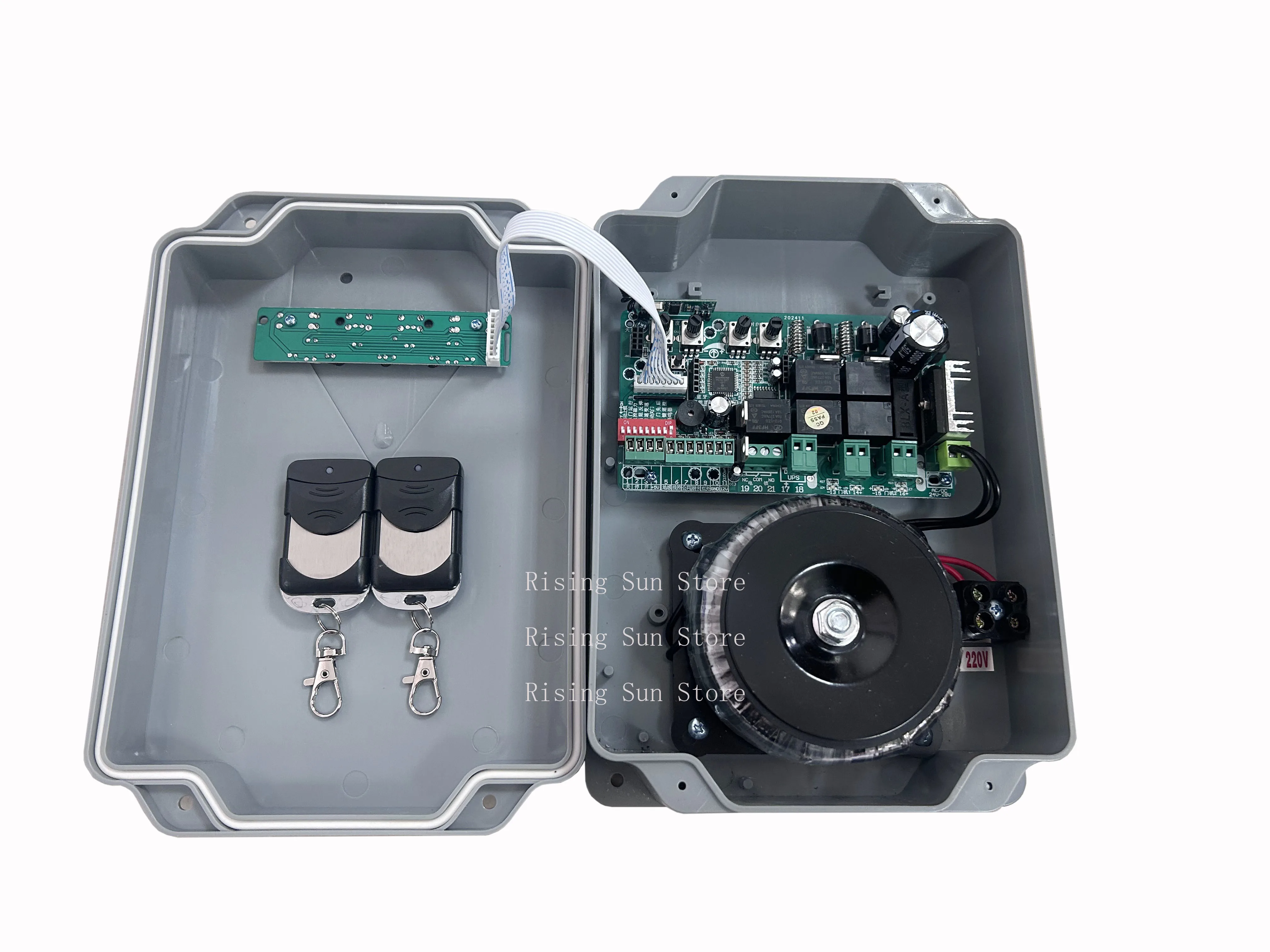 DC24V Motor Heavy  Automatic Revolving Door Opener 500kg * 2 Roller Kit Modern Villa Door Operator