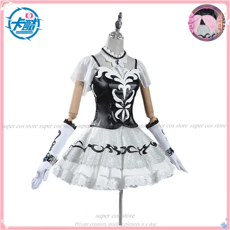 Anime Pripara Hojo Sophy Costume Cosplay Solami Sorriso Gonna bianca Uniforme Abito da principessa Donna Sexy Bellissimo vestito da festa di carnevale