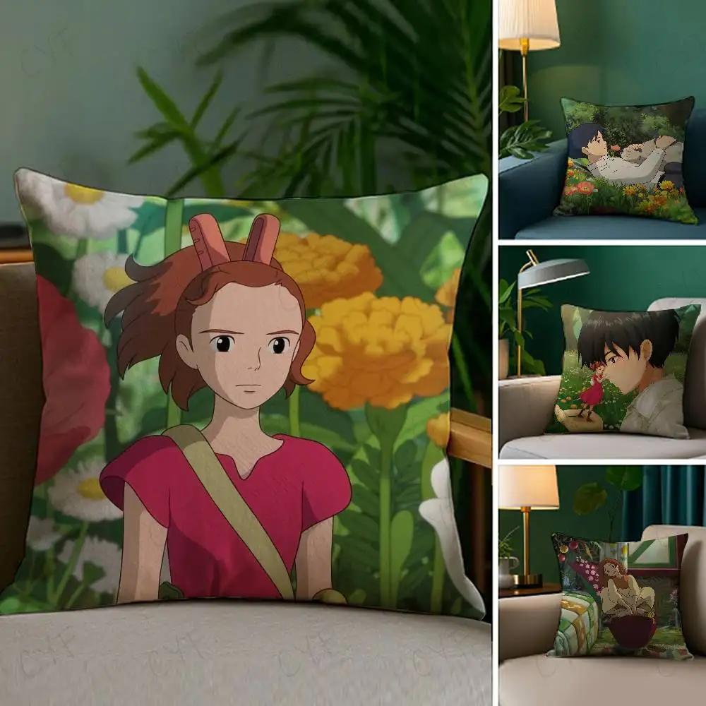 

The B-Borrowers Arrietty Anime Pillow Case Custom Printed Brushed Fleece Pillow, Baby Skin-Touch, Eco-Friendly Dye-Sublimation C