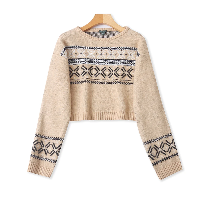 

Thiened ort round Ne Hook Вязаный свитер Casual Long Sve Теплый зимний новый повседневный женский топ Sle Love Lily