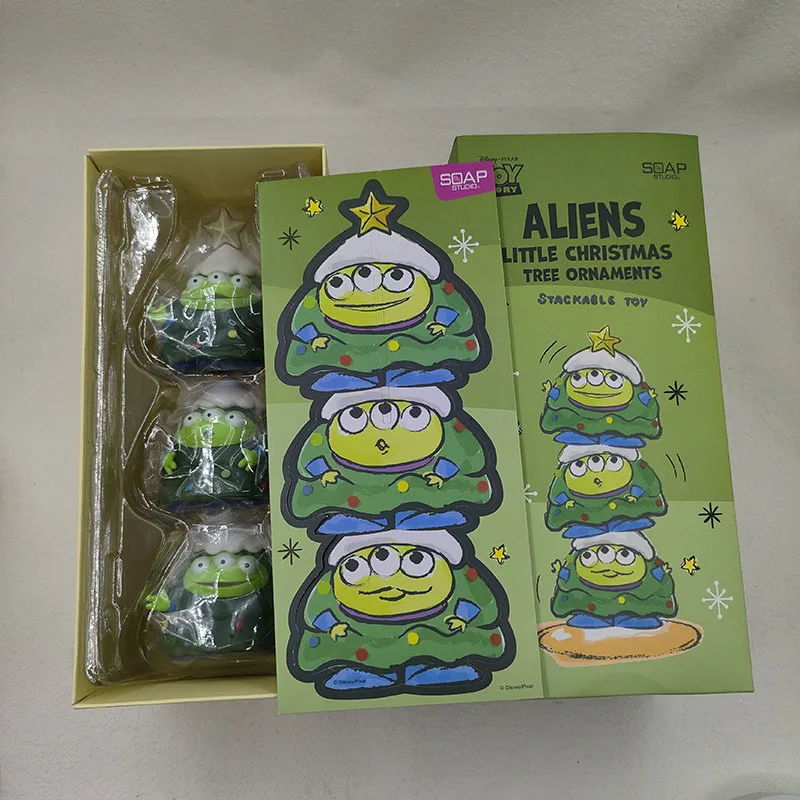 

3Pcs/Lot Disney Toys Story Aliens Christmas Tree Ornaments Cute Decoration Action Figure Toys Collection Kids Gift 6-7cm