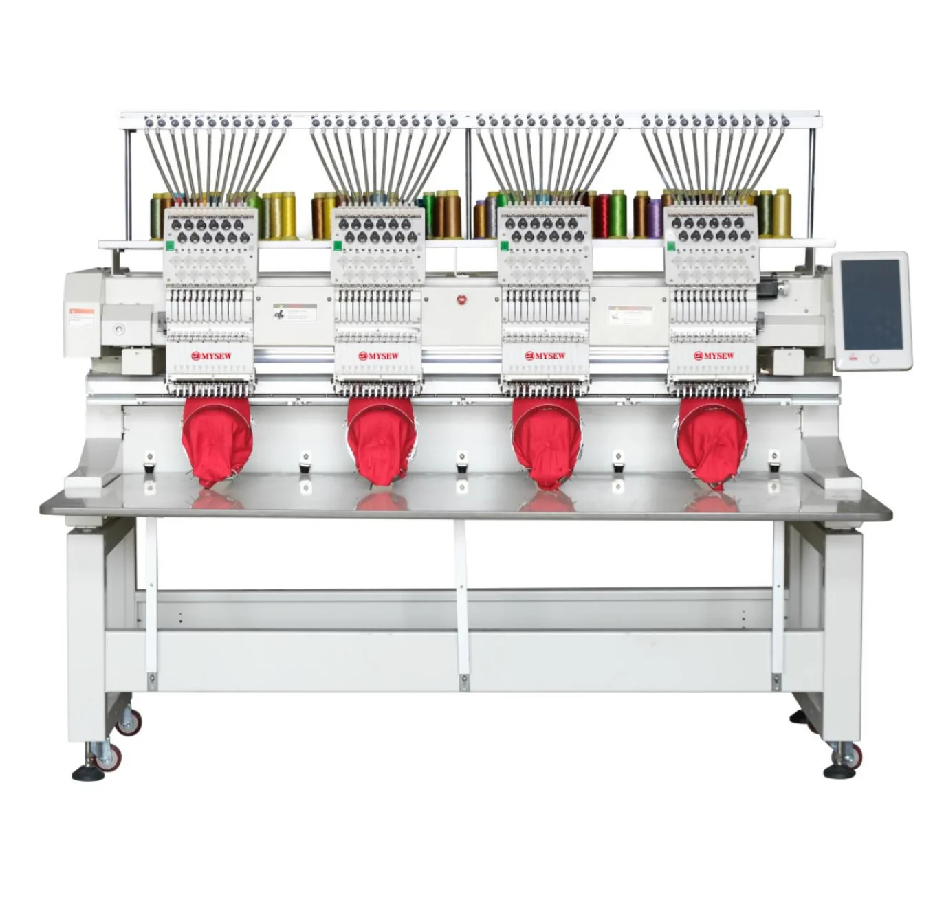 4Head Computerized Industrial Convenient Industrial Extensive Embroidery Functions Automatic Embroidery Machine for Clothes