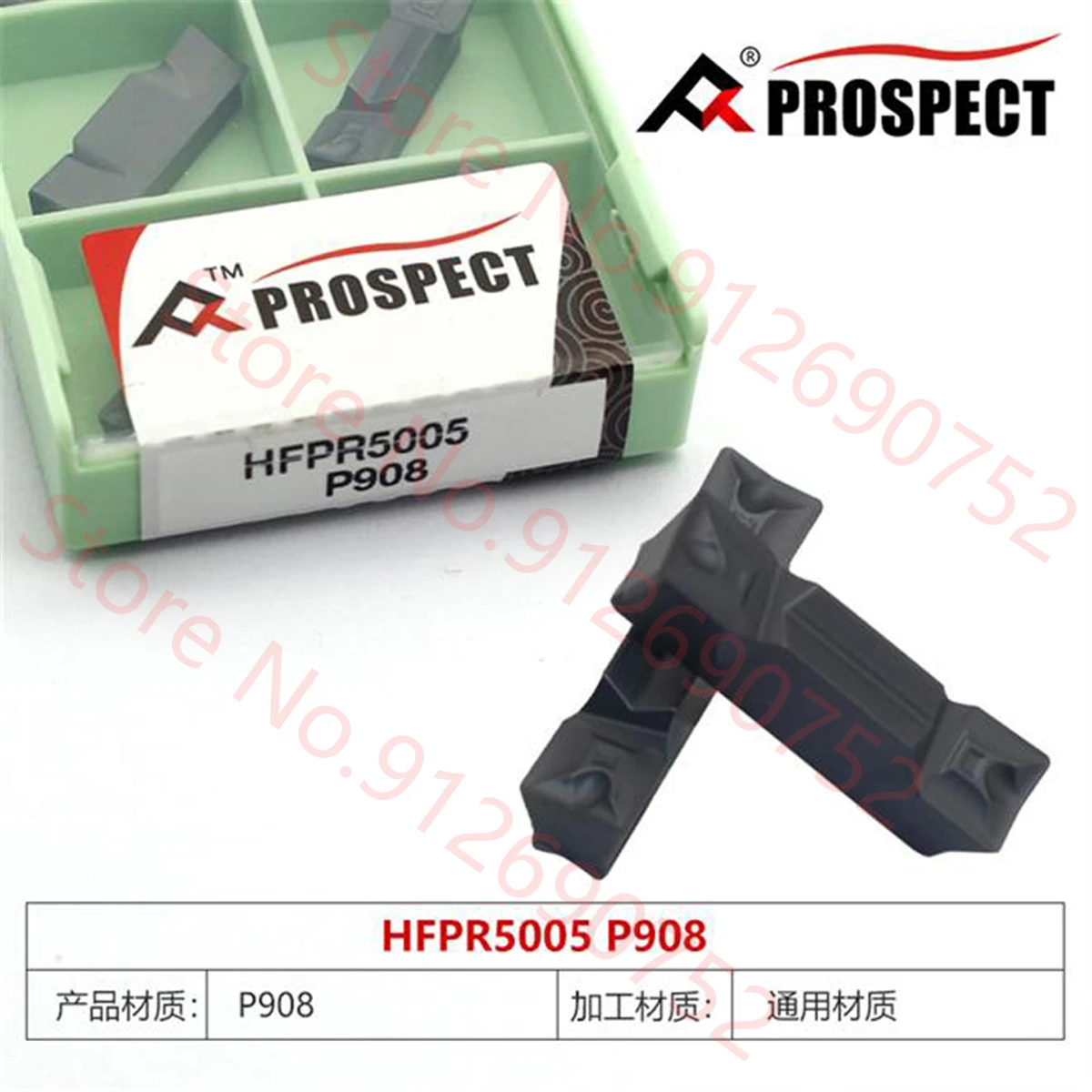 

PROSPECT HFPR3003 HFPR4004 HFPR5005 P6205 P908 P8090U Carbide Insert HFPR Inserts