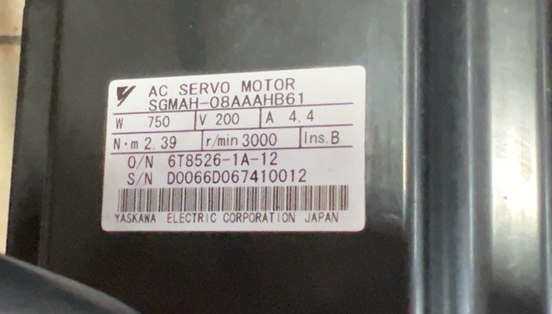SGMAH-08AAAHB61 Brand New Servo Motor Original Genuine，Fast shipping，SGMAH 08AAAHB61