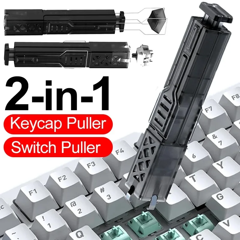 1/2Pcs Switch Puller Mechanical Keyboard Keycap Switch Puller Button Extractor Keyboard Key Cap Remover Tool for Gaming Keyboard