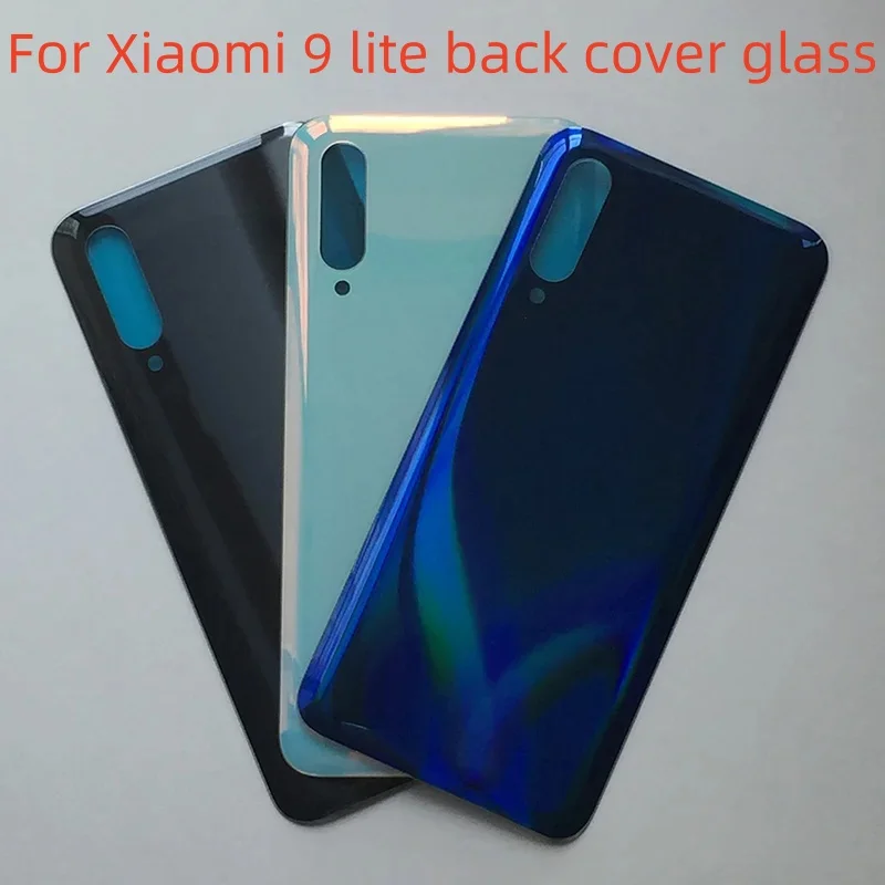 

Back cover For Xiaomi9 lite Battery Back Cover Glass Panel Rear Door Battery Housing Case Adhesive Replace