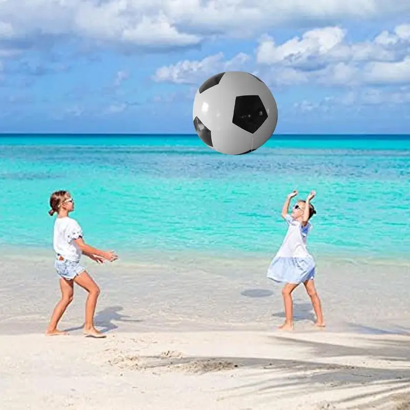 กีฬากลางแจ้งและของเล่นสระน้ำเป่าลมแบบคลาสสิกลูกบอลขนาดใหญ่สำหรับลูกบอลชายหาดเป่าลมได้