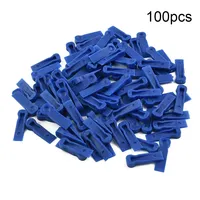 100pcs Plastic Tile Wedge Spacer Leveling Clips Floor Locator Wall Ceramic Tiling Laying Adjustment Construction Tool