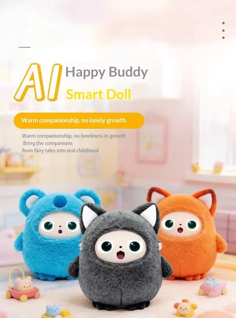 AI Intelligent Interactive Plush Doll Toy Voice Talking Kids Early Educational Robot Electronic Pet Gift for Boys and Girls - view 2