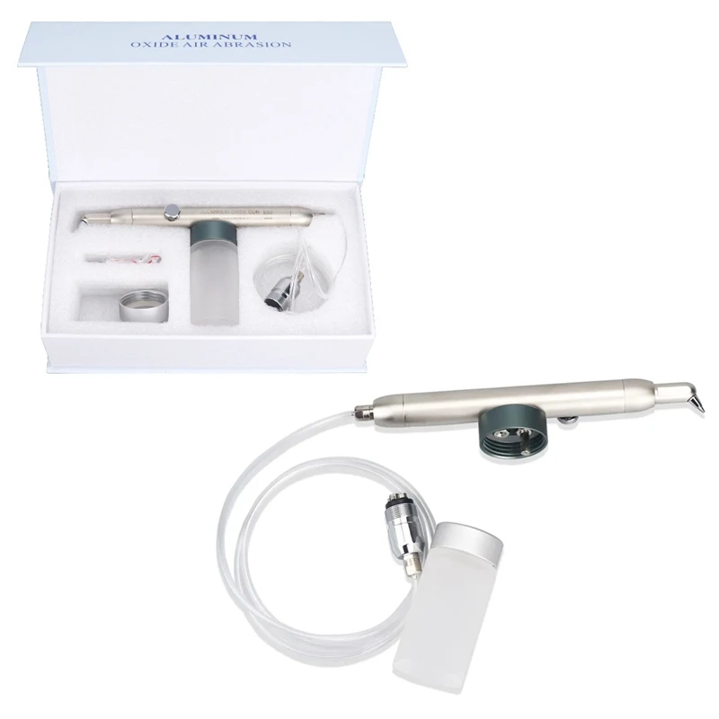 Dental Air Abrasion Polisher, Aluminum Oxide Micro Blaster Without Water Spray, Interface Microetcher Sandblasting Alumina Gun