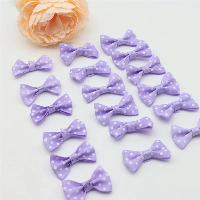 50/100pcs Size 2cmx3.5cm mini polka dot bow waist bow tie clothing diy accessories jewelry small bow tie headwear accessories