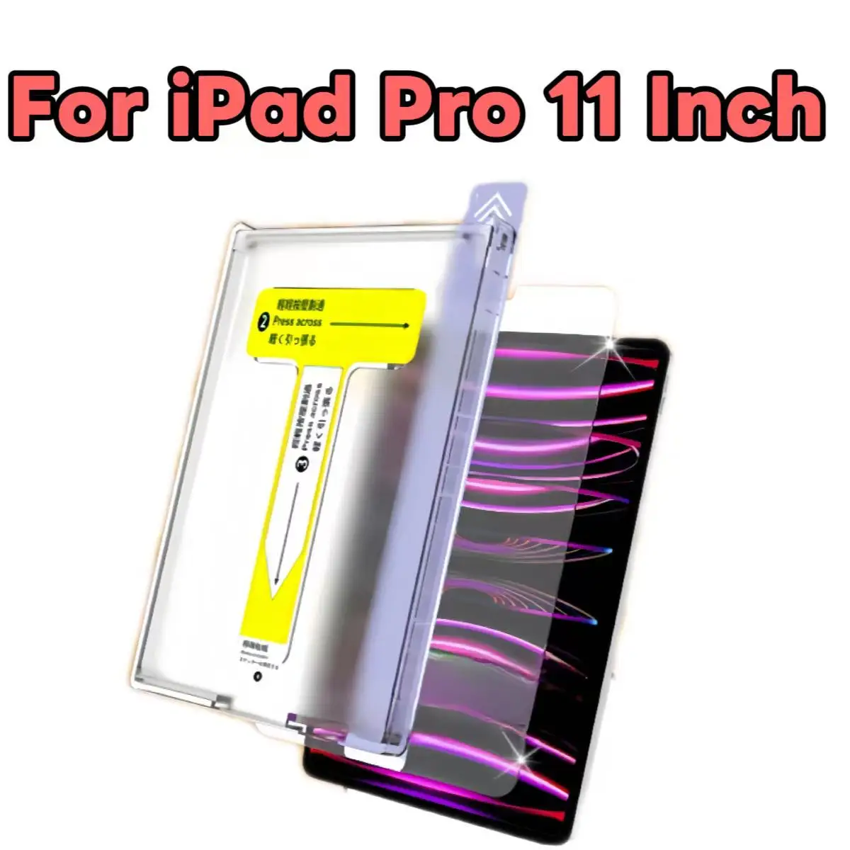 

For iPad Pro 11inch 11inch 2018 2020 2021 2022 HD Tempered Glass Cover Easy to Install