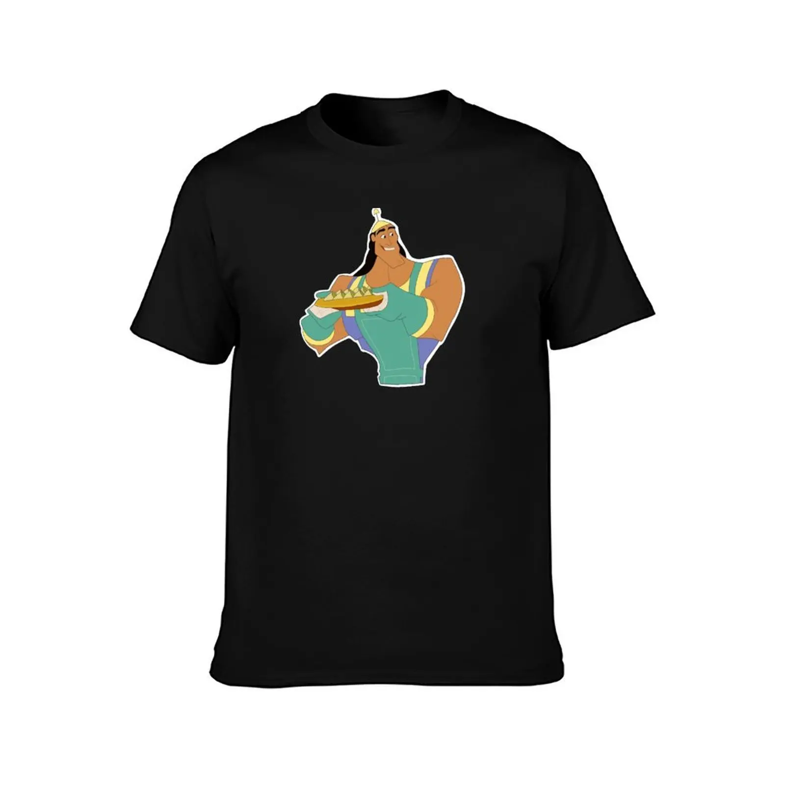 Kronk Emperors New Groove Spinach Puffs T-Shirt Casual Minimalist Short Sleeve Top T-Shirt