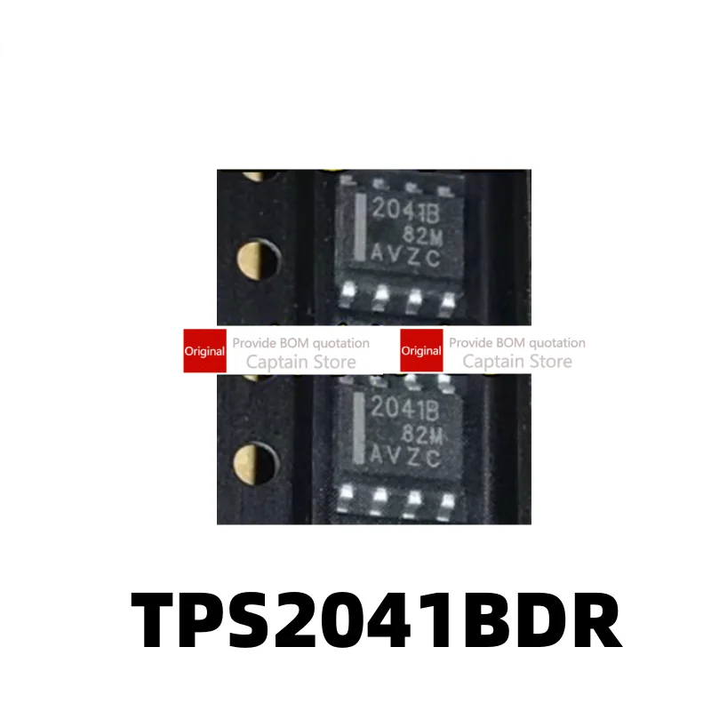 Microplaqueta da distribuição do poder do Pin, ic, tps2041b, 2041bdr, sop8, 5pcs