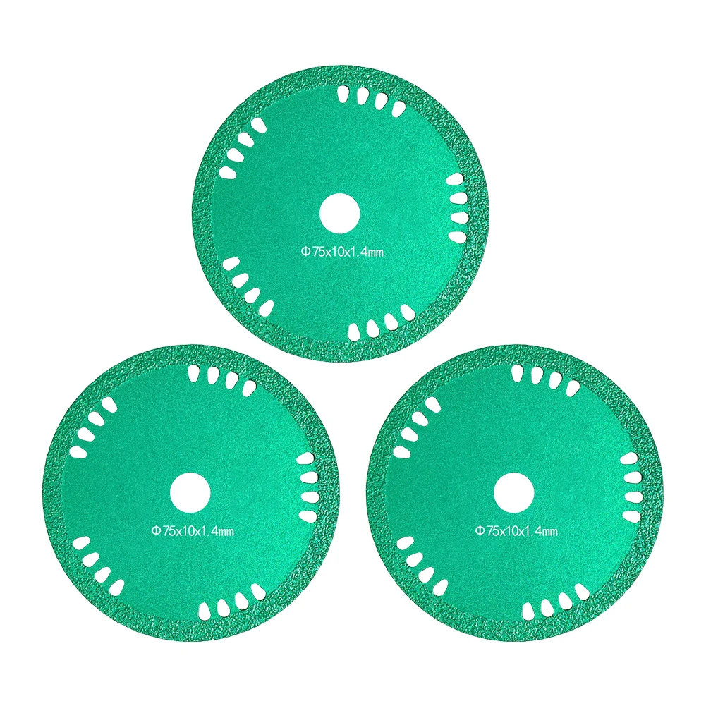 

3PCS Tile Cutting Discs for Glass and Brick Engineered for Efficiency and For Precision in Various Applications
