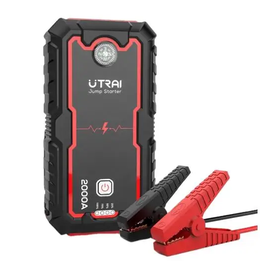 

2000A Jump Starter Power Bank 22000mAh Portable Charger Starting Device For 8.0L/6.0L Emergency Car Battery Jump Starter