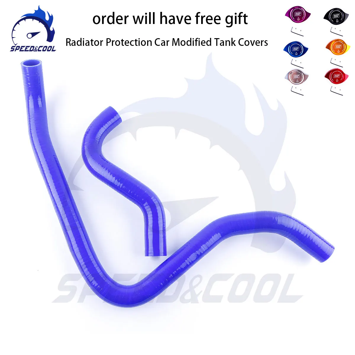 SPEED&COOL For 1990-1993 Honda Accord CB7 EX LX F20A F22A SOHC Silicone Radiator Coolant Pipe Tube Hose Kit