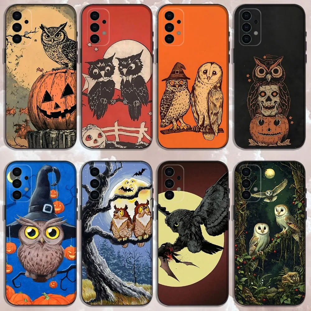 올빼미 디자인 할로윈 스마트폰 케이스 이미지