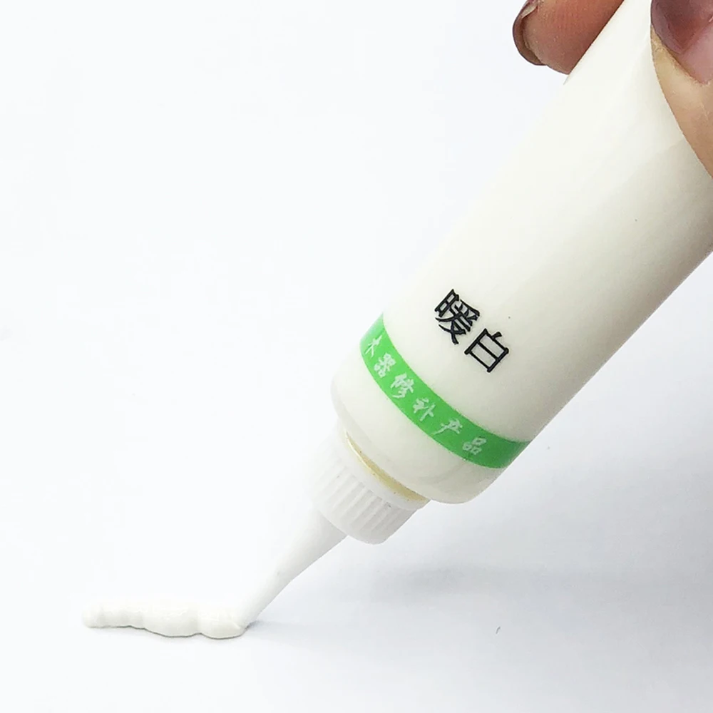 Furniture Paint Wood Furniture Repair Paste for Wood Door Floor Refurbish Scratch Hole Cracks Remover 18g White Iron Paint