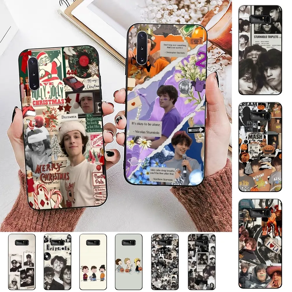 S-Sturniolo T-Triplets Phone Case For Samsung Note 8 9 10 20 pro plus lite M 10 11 20 30 21 31 51 A 21 22 42 02 03