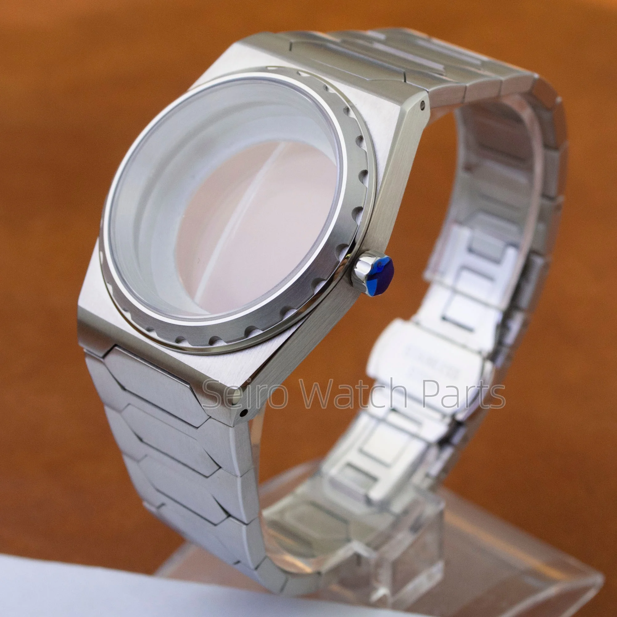 

VC222 Watch Case 316L Stainless Steel Bracelet Watchband Sapphire Glass for VC222 NH35 NH36 Automatic Movement Case 28.5mm Dial