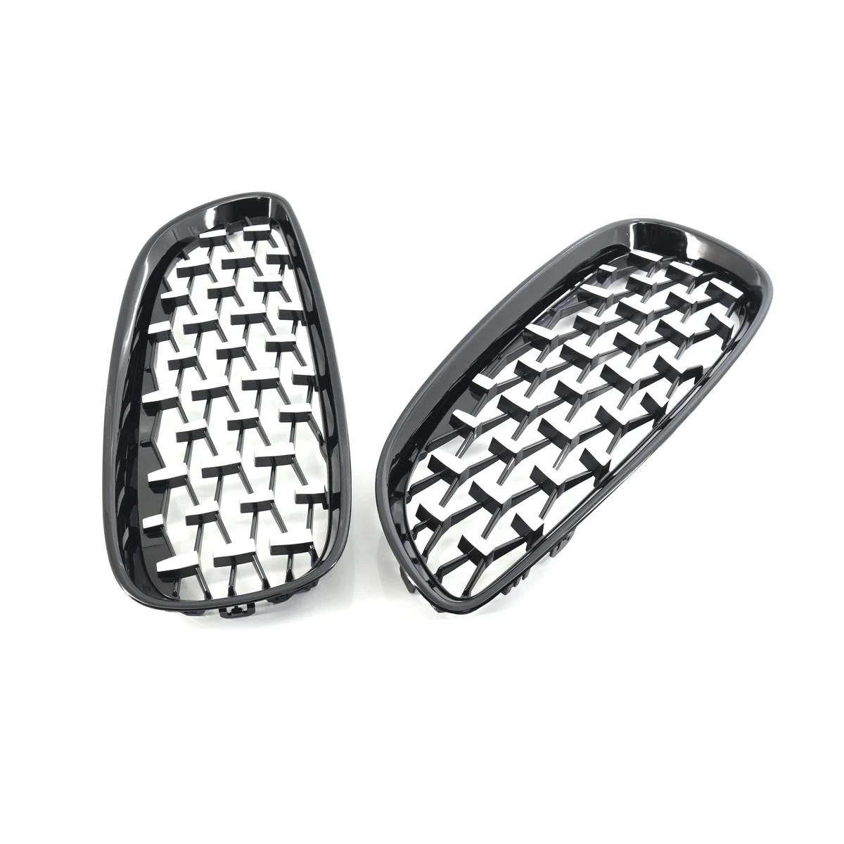 2XCar Front Bumper Diamond Style Kidney Grille Replacement Racing Grilles Accessories  51137181547 For BMW E89 Z4 2009-2016