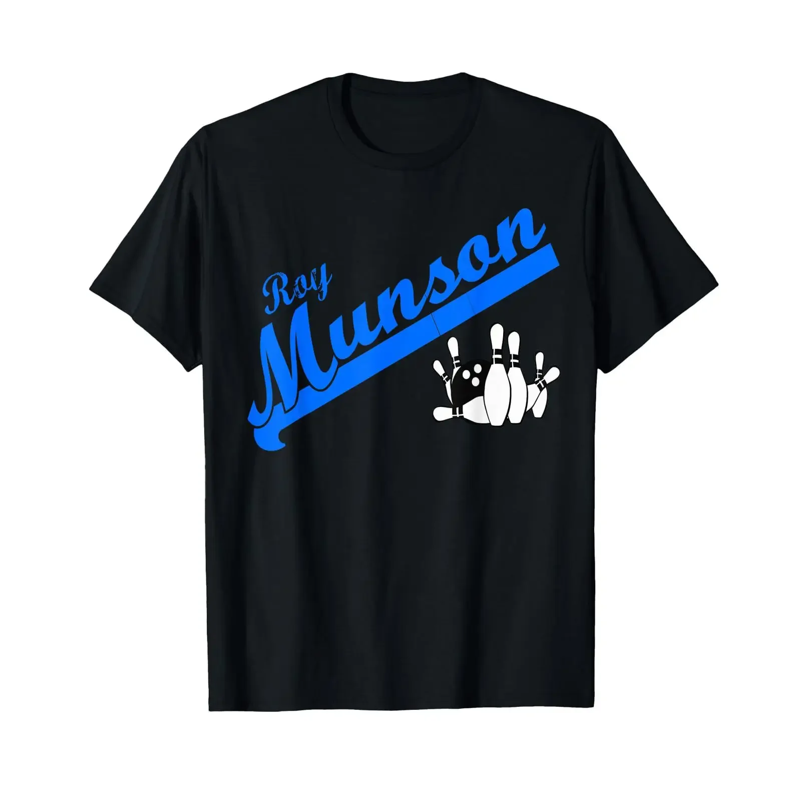 Funny Roy Munson king pin bowling T Shirt vintage Washed Stylish Versatile Unisex Comfortable Top For Everyday Wear Soft Casual