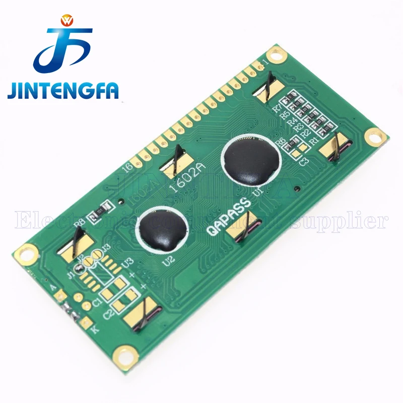 1 pièces LCD1602 1602 module écran vert 16x2 caractères Module d'affichage LCD.1602 5 V écran vert et code blanc pour arduino