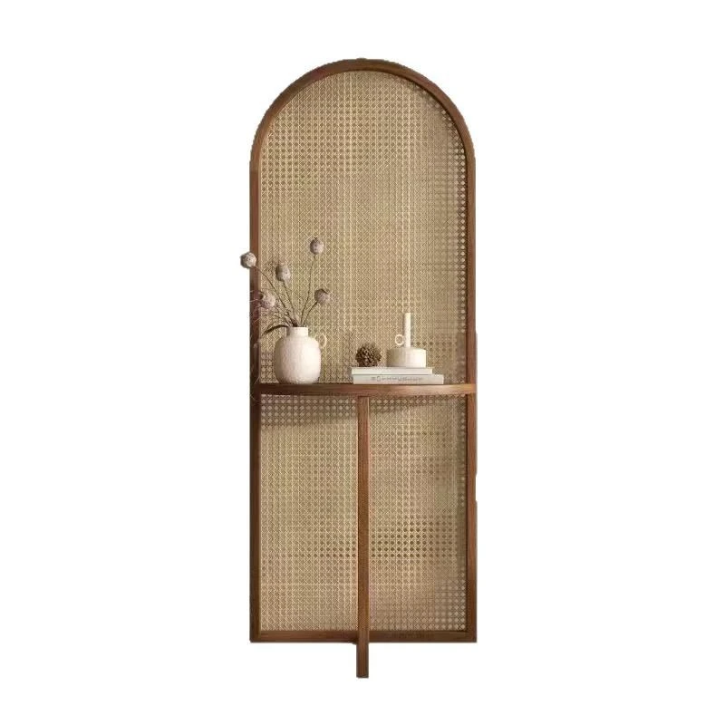 

Rattan screen partition living room entrance entrance bedroom medieval modern simple