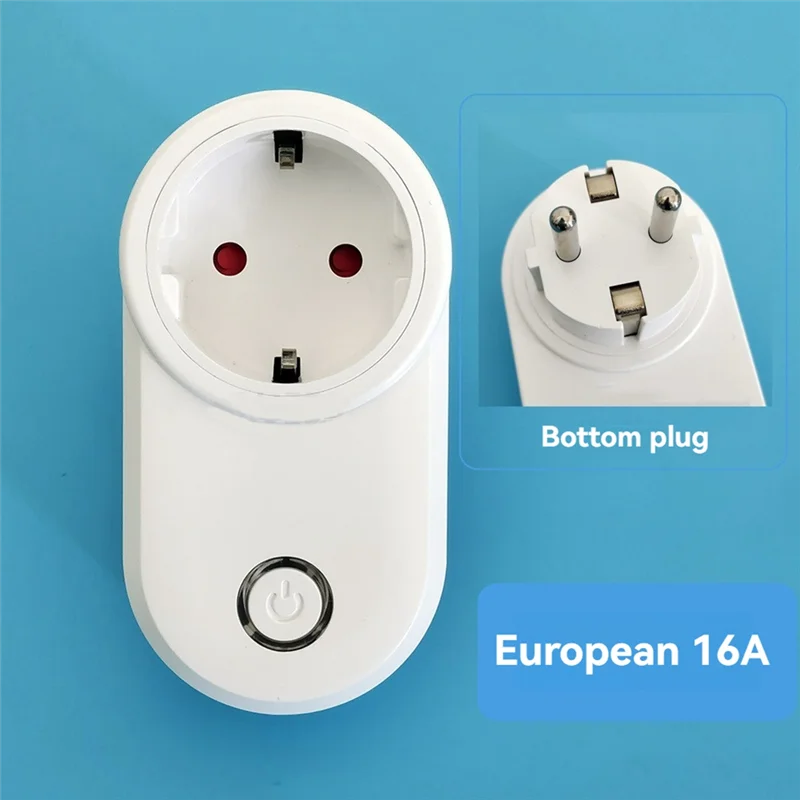 AA01-Wireless Remote Control Socket 220V Tuya Wifi Smart Socket   Power Outlet 16A For Home Appliance Light Fan EU Plug