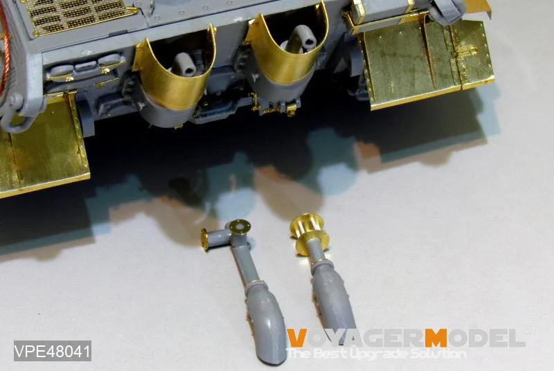 Voyager Model VPE48041 1/48 WWII German KING TIGER Posche Production Upgrade Set(For UTSTAR 008) (No Tank) Photo Etched Part