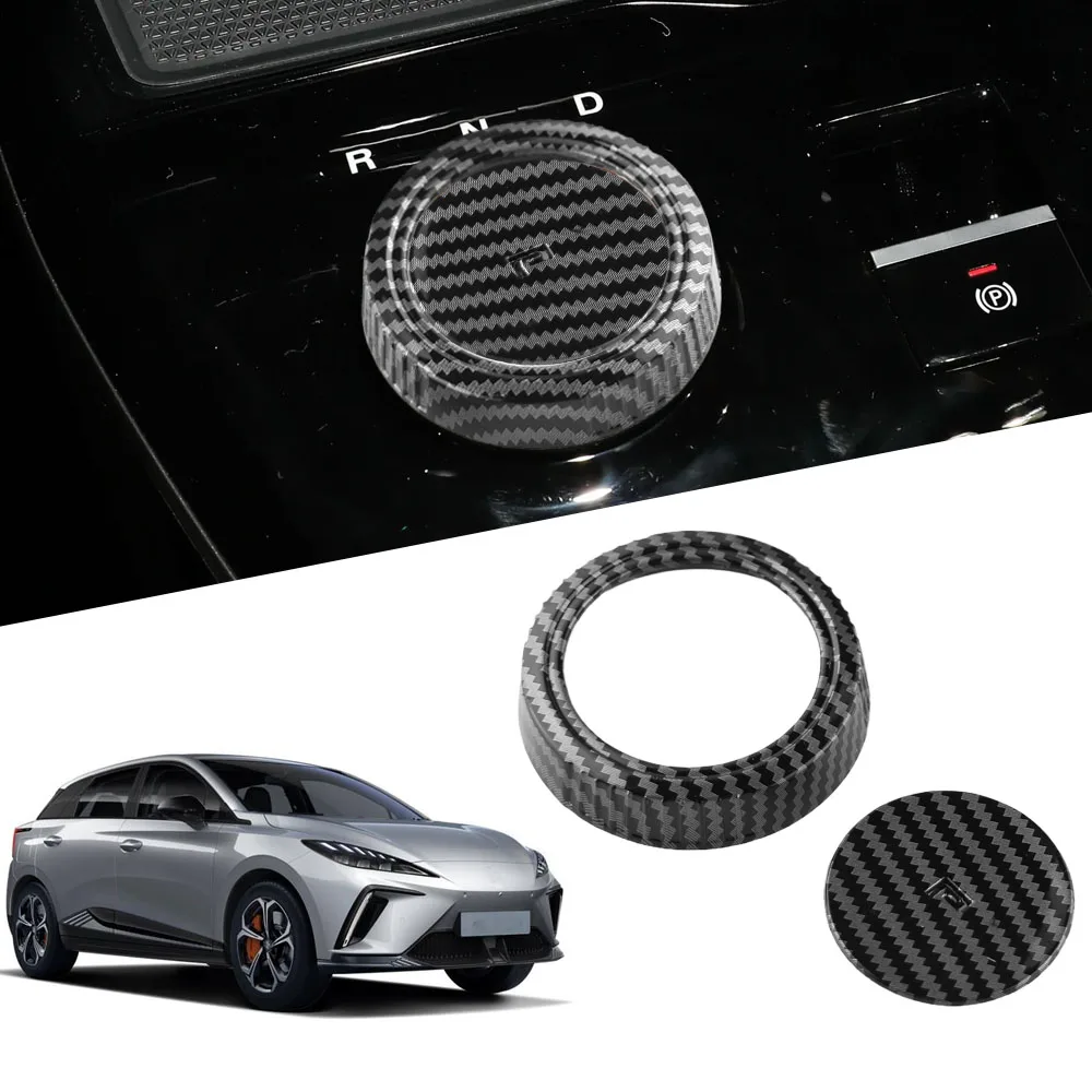 Car Gear Shift Knob Decorative Cover Protective Sticker for MG4 EV MULAN 2022 2023 2024