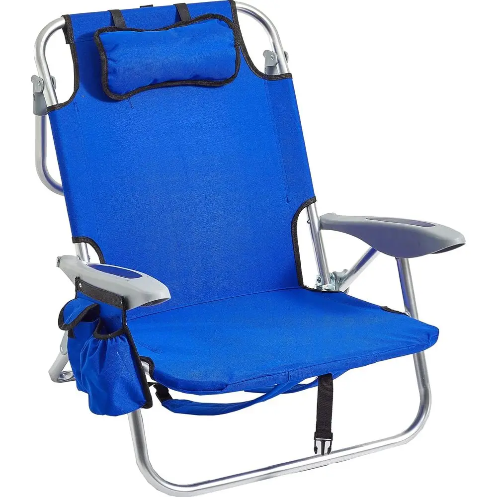 Blue Outdoor Beach and Camping Chair