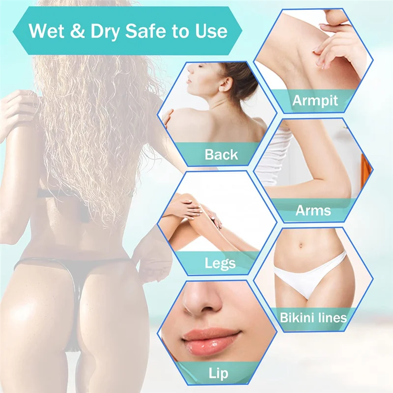 Testine di ricambio per lama a doppio anello per strumento di depilazione touch con finitura impeccabile - Generazione 2 per le donne