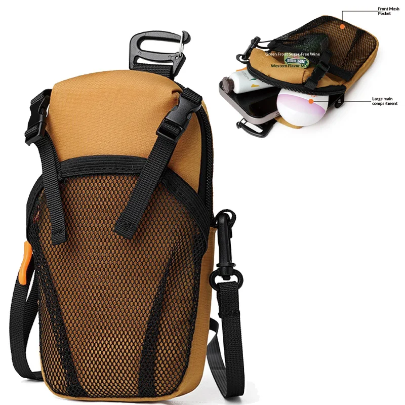 Backpack Shoulder Strap Attachment Bag Smartphone Pouch Waterproof Strap Pack for Sports Hiking Camping Lightweight