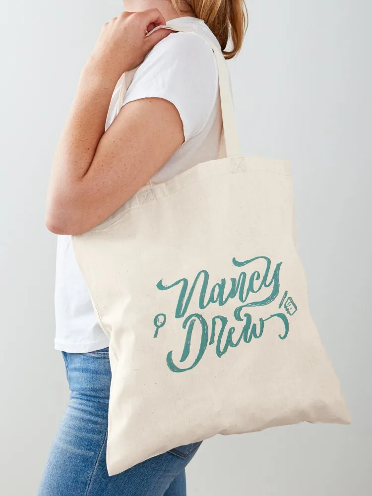 

Nancy Drew - Lettering Art Tote Bag tote bags men cloth bag woman Canvas stote bag Gift