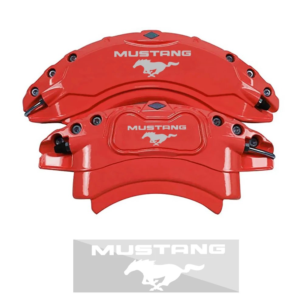 

4PCS for Ford Mustang Brake Caliper High Temp Vinyl Decal Sticker Heat Resistant