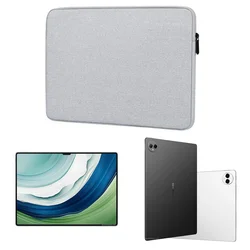 for Huawei MatePad Pro 13.2 2023 Tablet Bag Waterproof Canvas Sleeve Anti-Scratch Carry Handbag Anti-Drop Velvet Zip Pouch