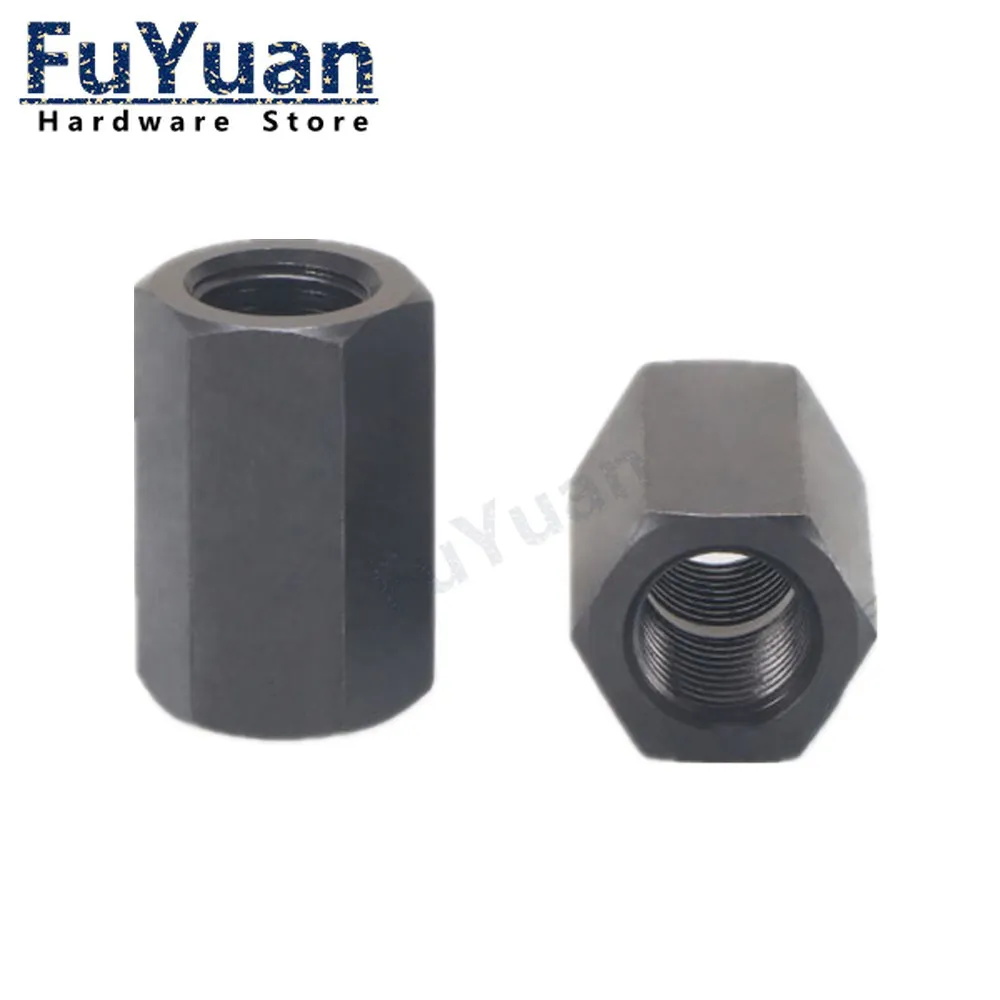 1pcs Hydraulic High Pressure Tubing Joint Internal Straight Through M14/16/18/20/22*1.5 Metric Female Thread Fittings