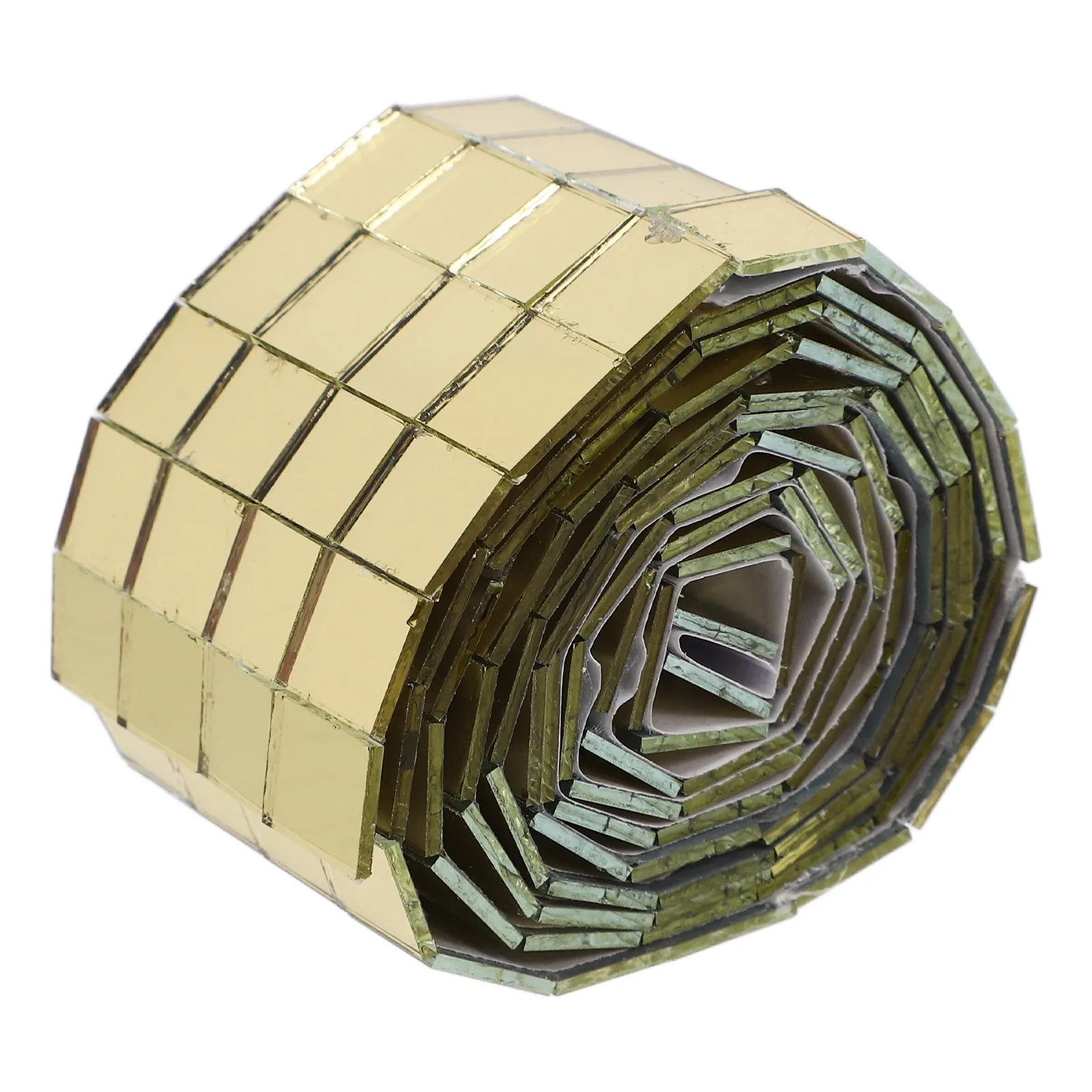 1464 шт. самоклеящаяся стеклянная мини-квадратная зеркальная мозаика настенная наклейка в рулоне водостойкая наклейка на плитку для домашнего офиса, ванной комнаты