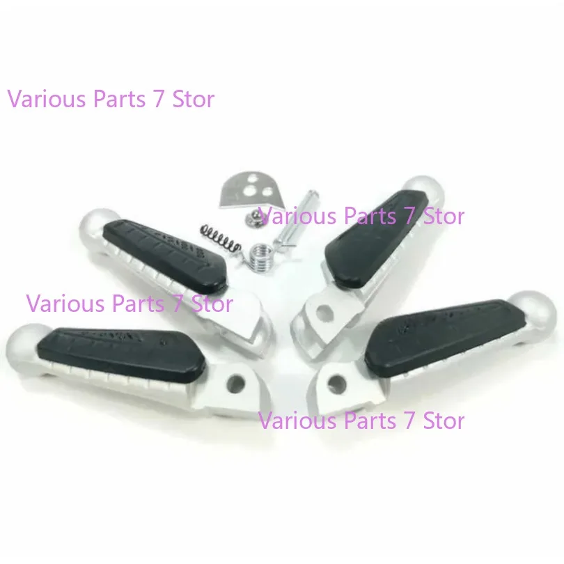 Motorcycle Front Rear Foot Pegs Footrests Pedals  Brackets For Benelli  252S / 302R / BN302S BJ300
