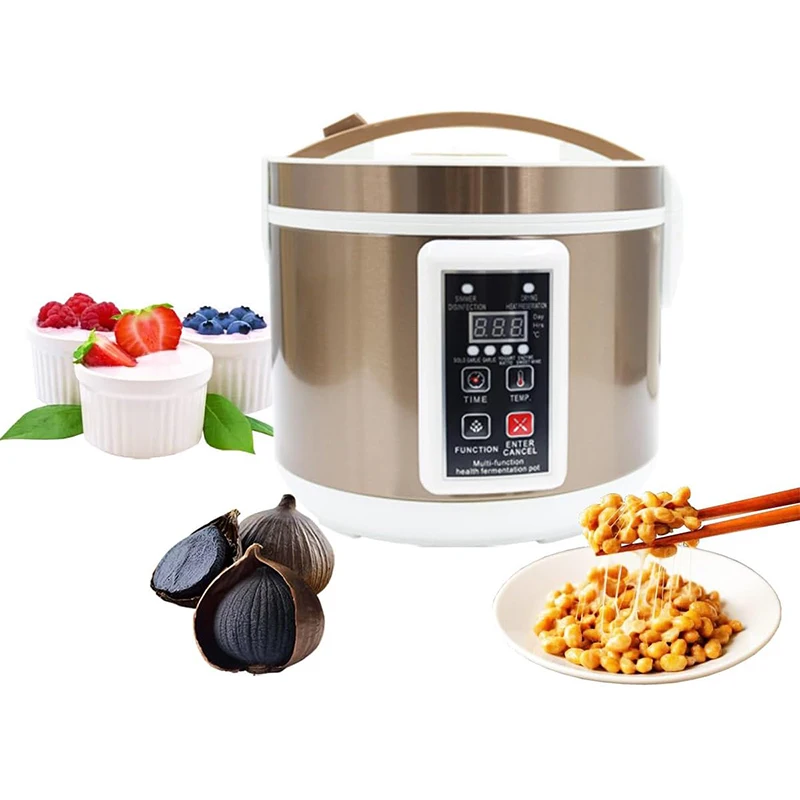 6L Black Garlic Fermenter Multi-functional Health Ferment Box Pot Full Automatic Intelligent Control 110V Yogurt Natto Maker