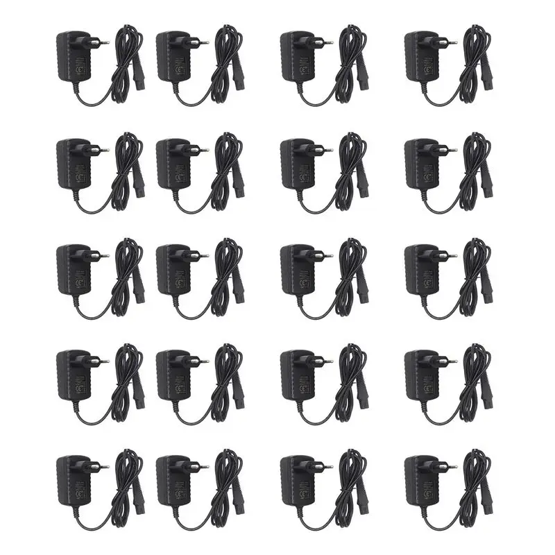【Great Sale】20X 12V Power Supply Charging Cord Replacement Electric Shaver Razor For Braun Beard Trimmer Z20 Z30 Z4 -Eu