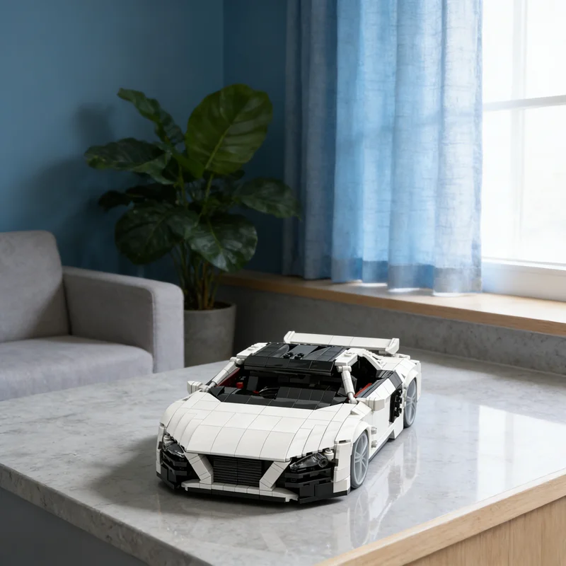 

Набор для сборки модели автомобиля Audi R8 V12 TDI (1294 детали) – креативный подарок, декор для дома и офиса, премиум-класс для взрослых и детей
