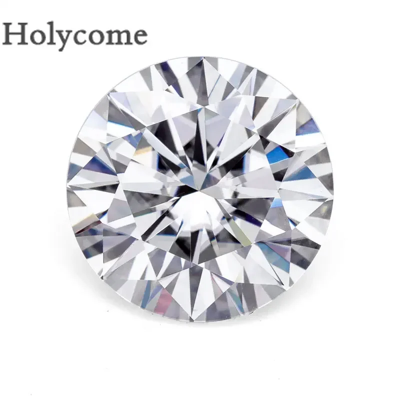 

Factory Sale Moissanite Holycome Jewelry Wholesale Price Round Exellent Cut 3.0mm-14.0mm VVS1 Clarity Lab Grown Gemstone Beads