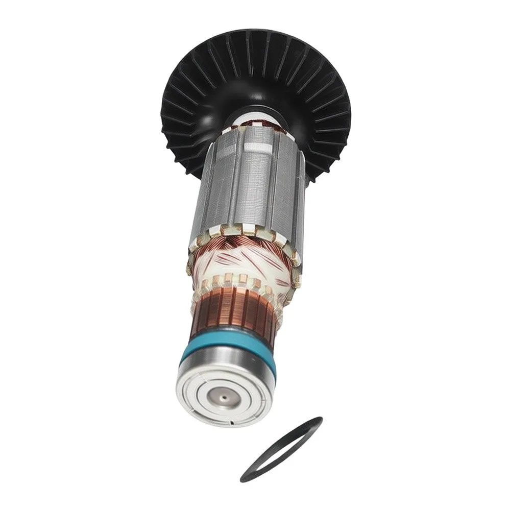Replacement Rotor For M8701B Hammer Drill Armature Core Strong Steel Shaft Stable Commutator Efficient Motor Performance