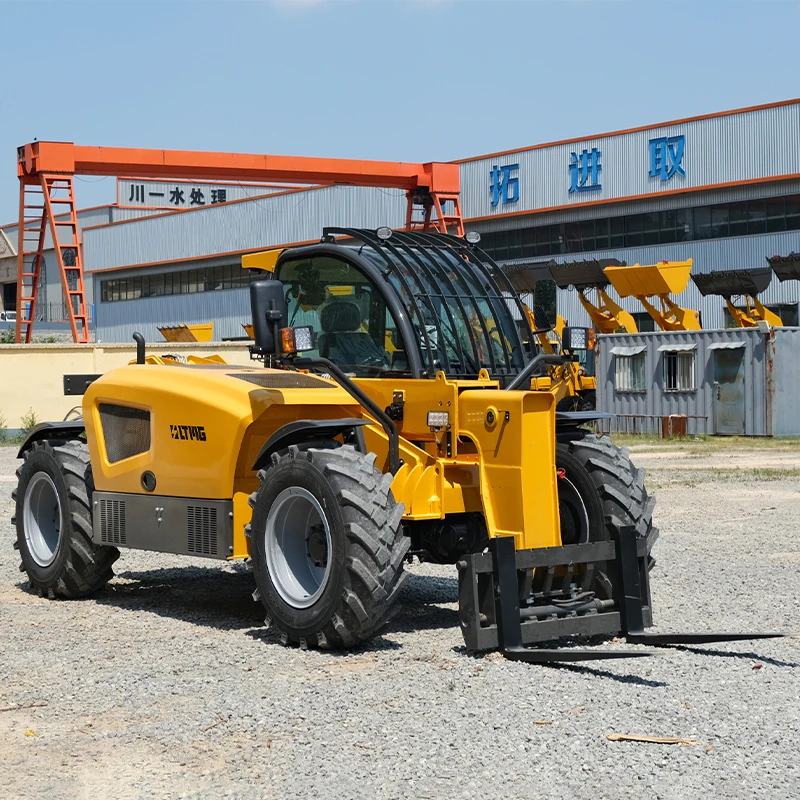 4*4 Hot sale 4ton telehandler forklift 14meters Telescopic Forklift  with EPA Euro V engine