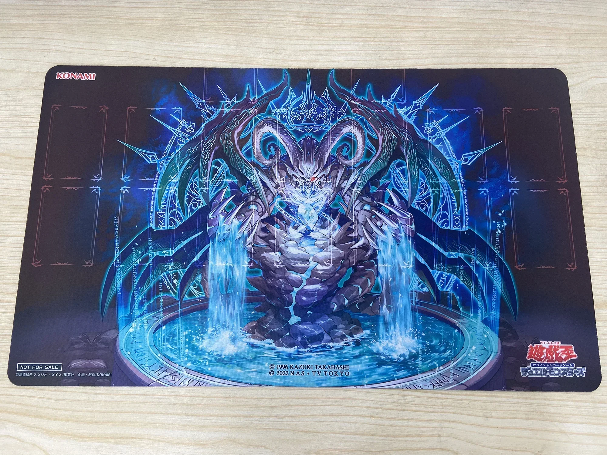 Yugioh Runick Brunnen TCG CCG Matte Brettspiel Spiel matte Sammelkarten spiel matte Gummi Mauspad Spiel matte Zone kostenlose Tasche x x 2mm