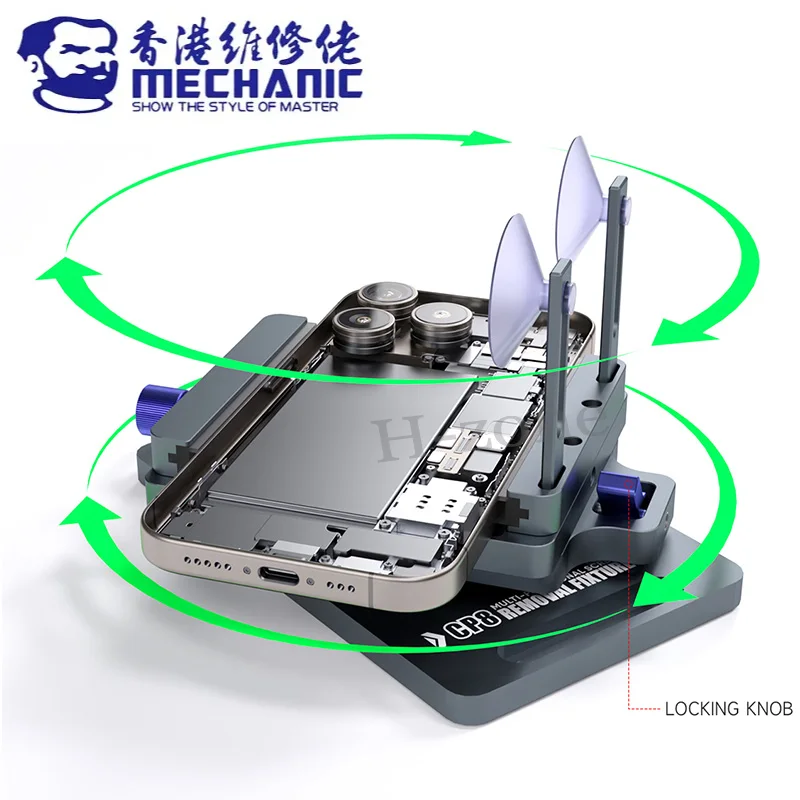 ميكانيكي CP8 العالمي شاشة LCD فاصل شاشة الهاتف المحمول الزجاج الخلفي إزالة الضغط عقد أدوات المشبك الدورية