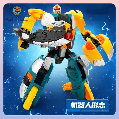 새로운 안녕하세요 Carbot 변형 자동차 Thunderwing 드래곤 킹 멋진 조명 원래 사운드 효과 공룡 맞춤형 소년 장난감